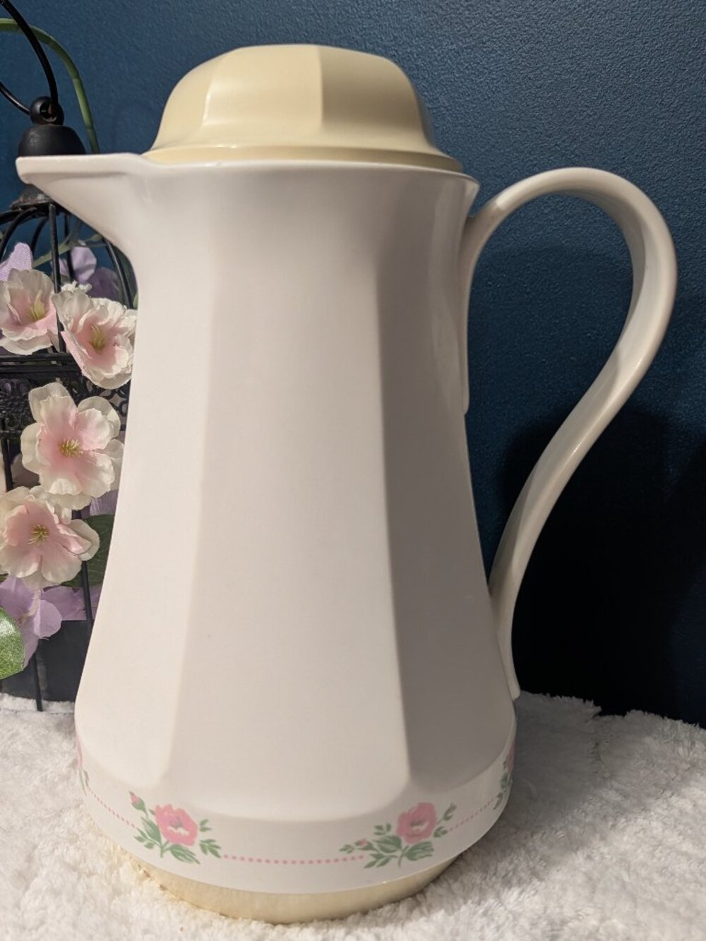 Floral Thermos Christa Coffee Butler No. 430 Made in West Germany Vintage